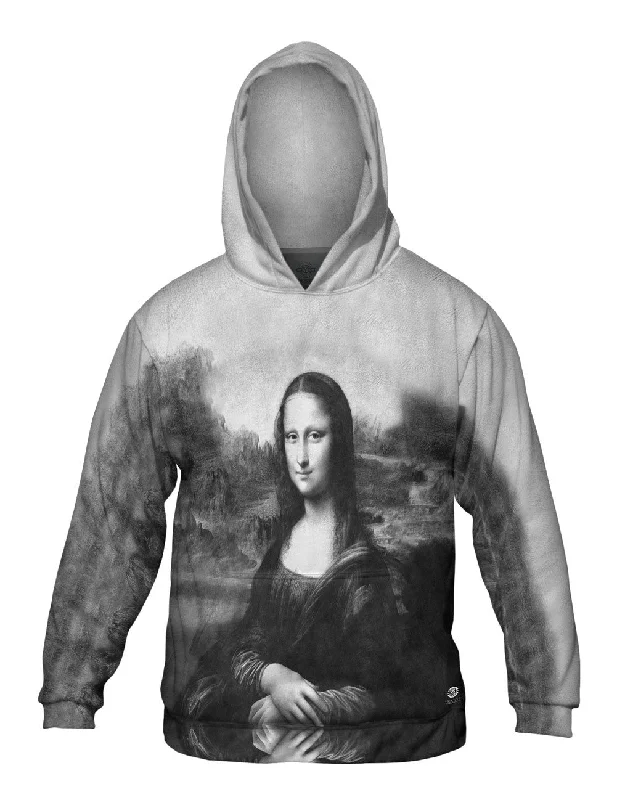 Tailored Outerwear Pop Art - "Da Vinci Mona Lisa Black White" (1517)