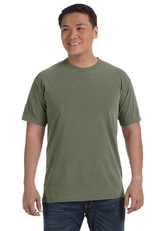 Modern Statement Look Comfort Colors Mens Short Sleeve Crewneck T-Shirt - Sage Green