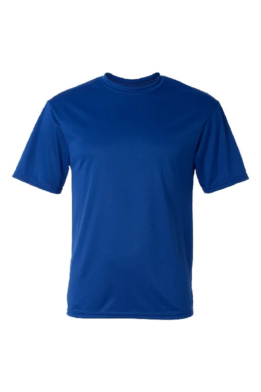 Rugged Elegance C2 Sport Mens Performance Moisture Wicking Short Sleeve Crewneck T-Shirt - Royal Blue