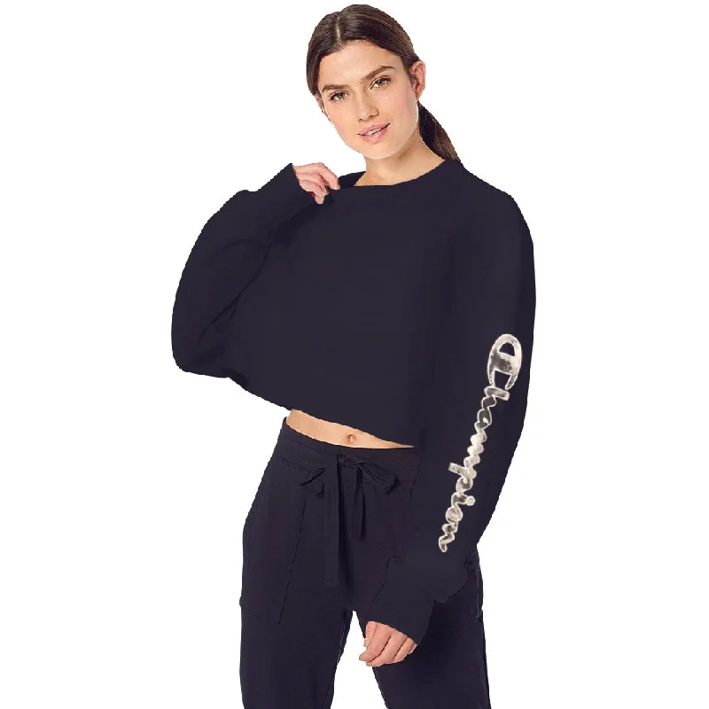 Relaxed Sport Look Women's Champion Soft Touch L/S Cropped Tee