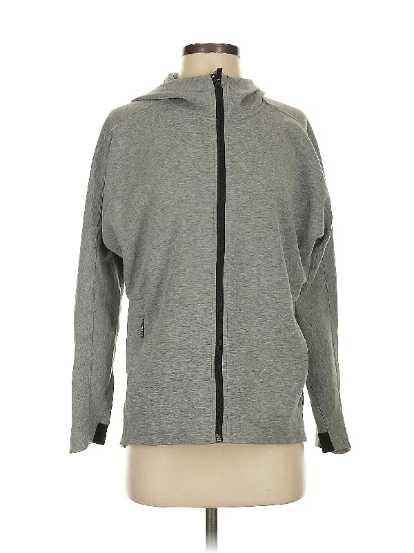 Rugged Sport Look Zip Up Hoodie