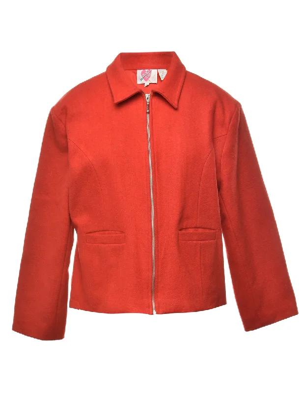 Elevated Sportwear Red Cosy Jacket - L