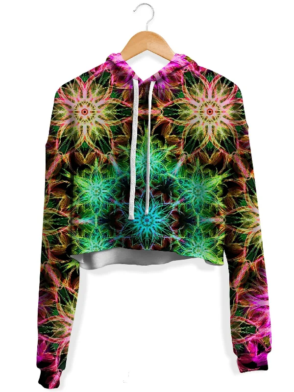 Bold Outerwear DMT Mirage Fleece Crop Hoodie