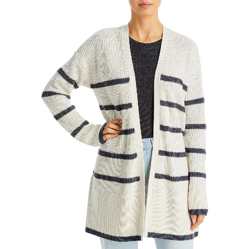 Fashionable Fit Splendid Womens Elsie Wool Blend Striped Cardigan Sweater