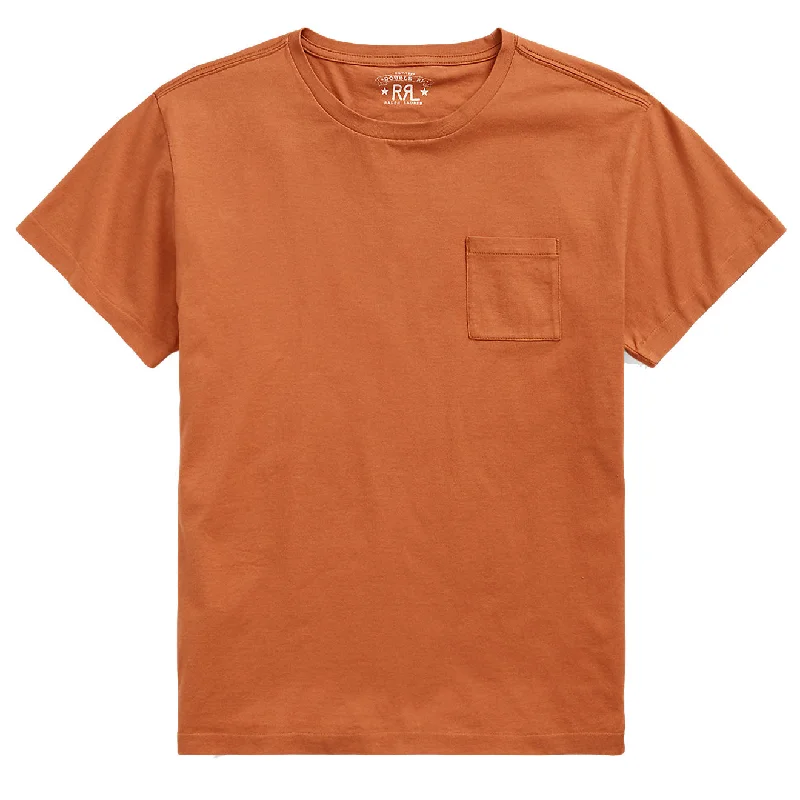 Structured Casualwear RRL by Ralph Lauren S/S Pocket T-Shirt Orange