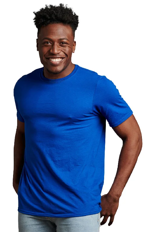 Smart Fitwear Russell Athletic Mens Classic Short Sleeve Crewneck T-Shirt - Royal Blue - Closeout