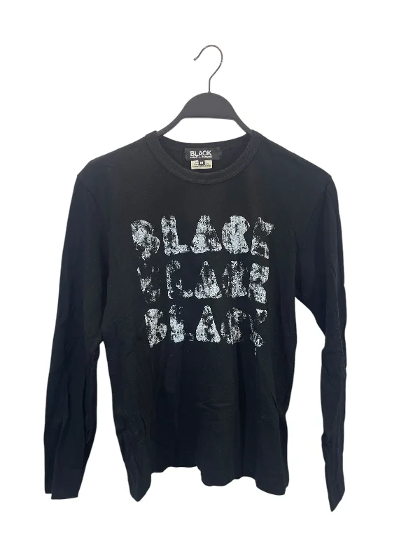 Stylish Pastels Look BLACK COMME des GARCONS/LS T-Shirt/M/Cotton/BLK/Graphic/BLACK 3 TIMES