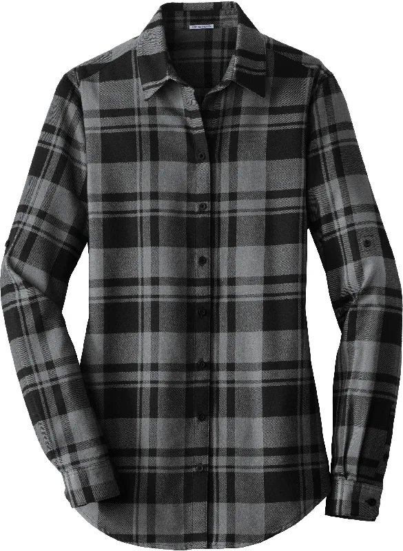 Elevated Pastels Port Authority Ladies Plaid Flannel Tunic