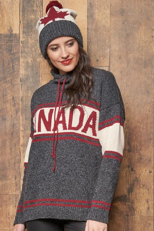 Sleek Tailored Canada Pullover Sweater