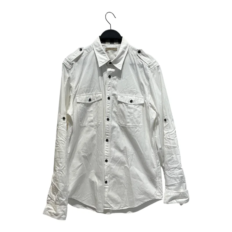 Minimalist Outerwear BURBERRY BRIT/LS Shirt/M/Cotton/WHT/