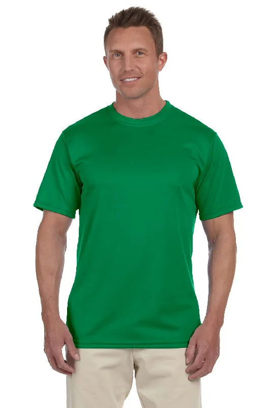 Sophisticated Tailoring Augusta Sportswear Mens Moisture Wicking Short Sleeve Crewneck T-Shirt - Kelly Green