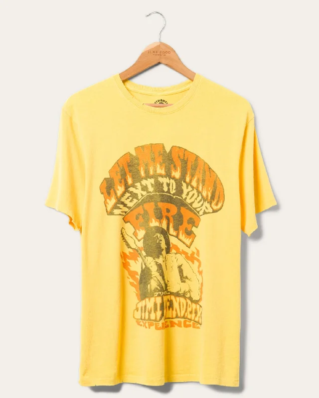 Smart Sport Look Jimi Hendrix Let Me Stand Next To Your Fire Vintage Tee