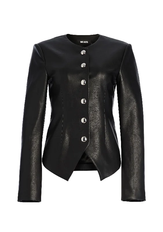 Elevated Edge Look Gloria Vegan Leather Jacket