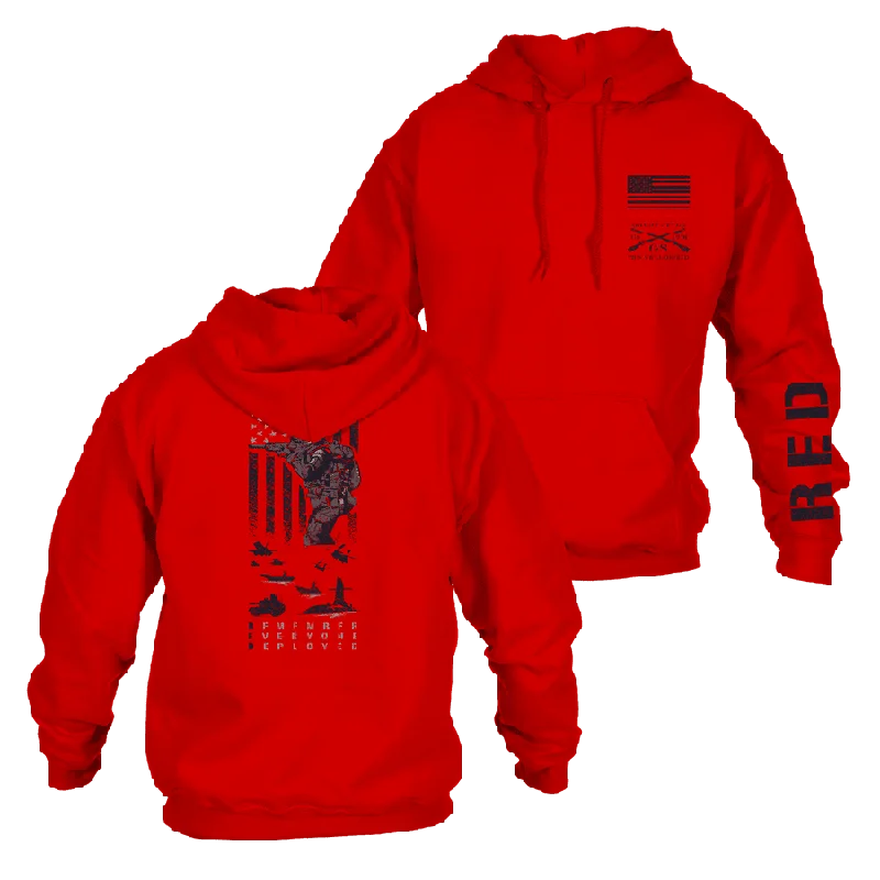 Neutral Sportwear RED Friday Hoodie - Red