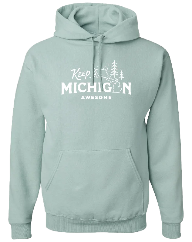 Bold Outerwear Keep Michigan Awesome Hoodie