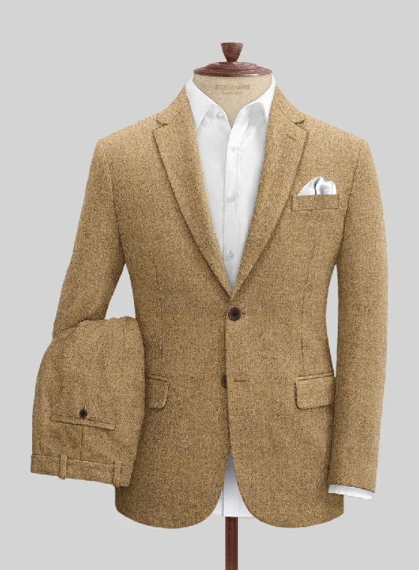 Sophisticated Monochrome Look Naples Tuscan Sun Tweed Suit