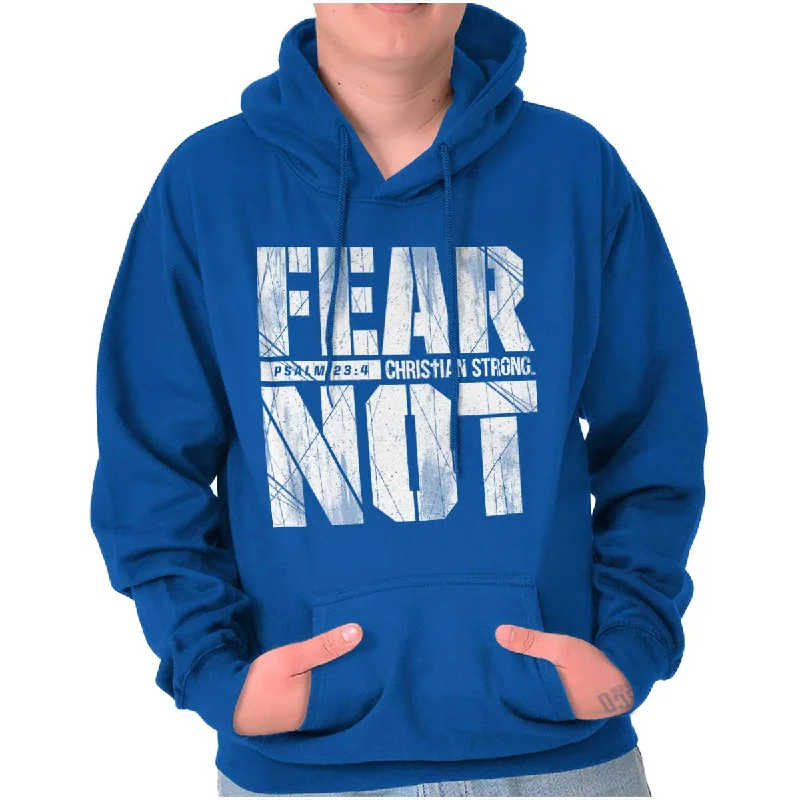 Minimalist Fit Fear Not Psalm 23:4 Hoodie