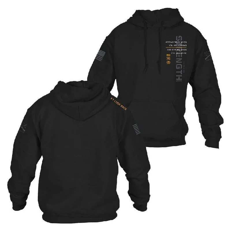 Elevated Outerwear Don't Look Back Hoodie - Black