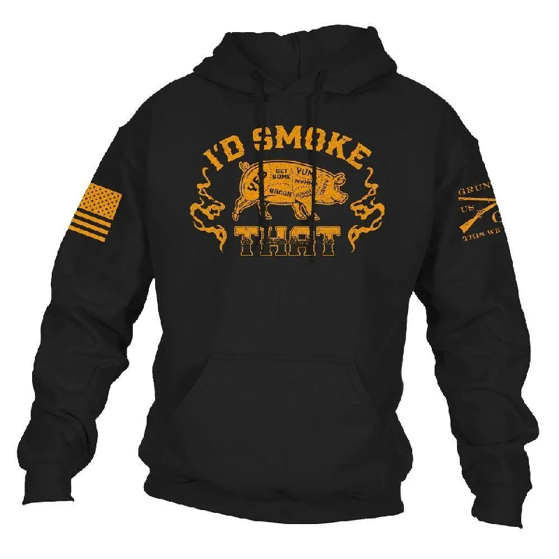 Elevated Sportwear I'd Smoke That Hoodie - Black