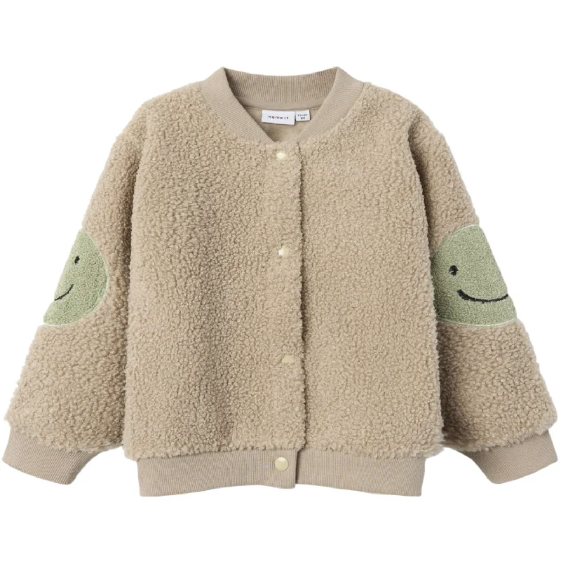 Elevated Edge Look Name It Pure Cashmere Sand Regular Teddy Cardigan