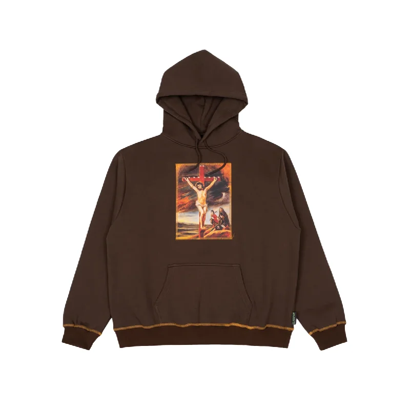 Timeless Chic Look WKND W.W.J.S Hoodie - Brown