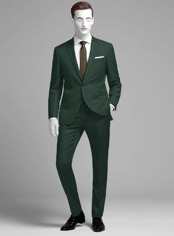 Neutral Sportwear Napolean Jungle Green Wool Suit