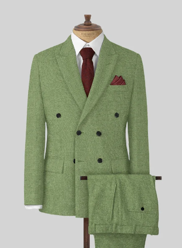 Rugged Basics Naples Honeydew Green Tweed Suit