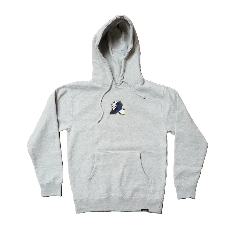 Sophisticated Tailoring United Hands Hoodie - Heather/Navy