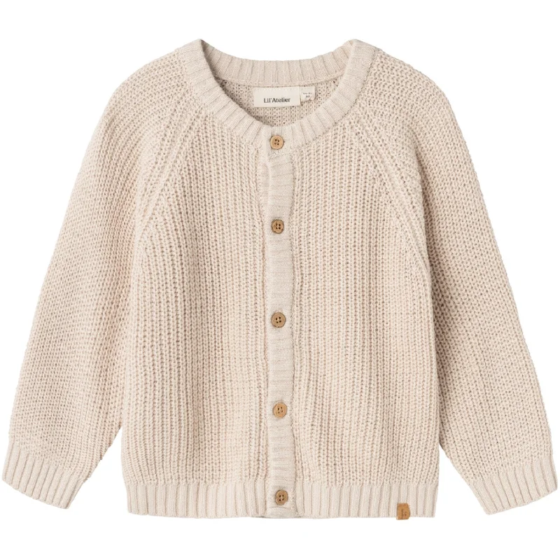 Rugged Sport Look Lil'Atelier Sheer Bliss Emlen Lin Strik Cardigan Noos