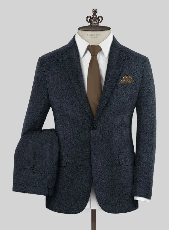 Elevated Sportwear Bristol Muted Blue Herringbone Suit