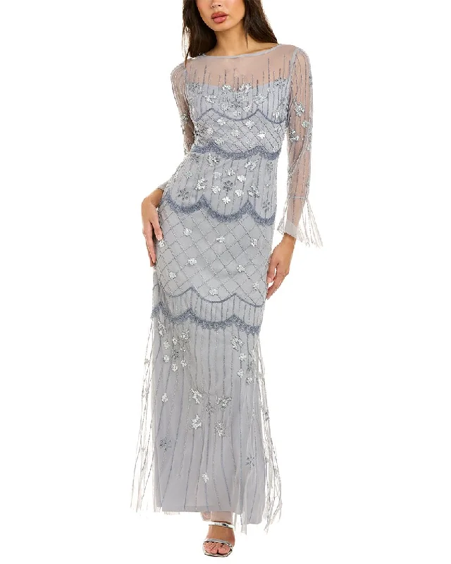 Adrianna Papell Beaded Gown