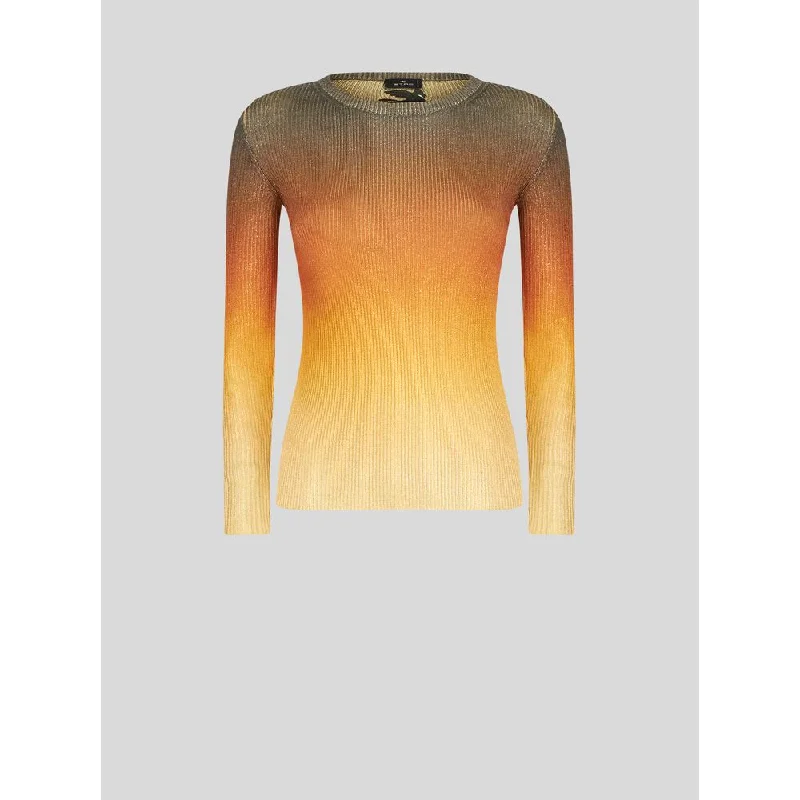 Colour Shaded Lamé Jumper