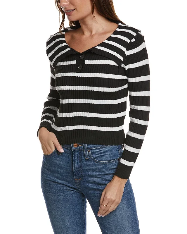 Madison Miles Striped Pullover