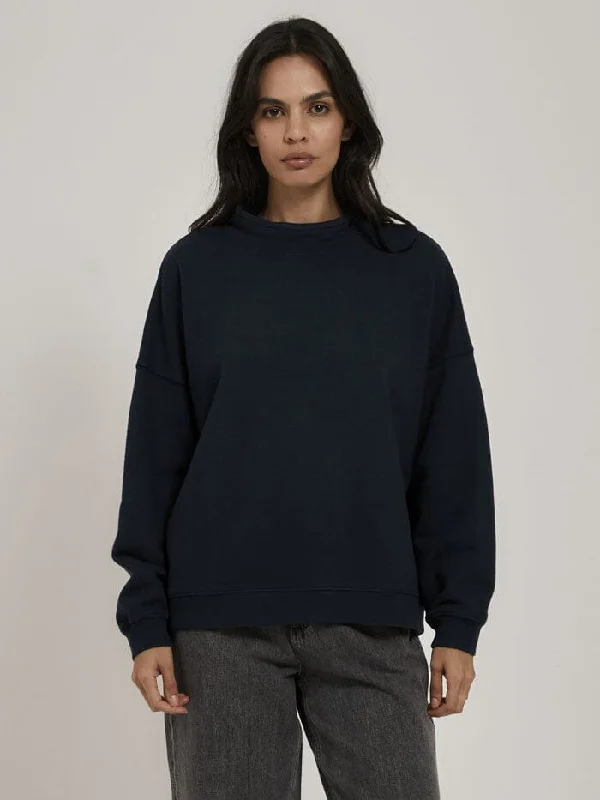 Mock Neck Pullover - Petrol