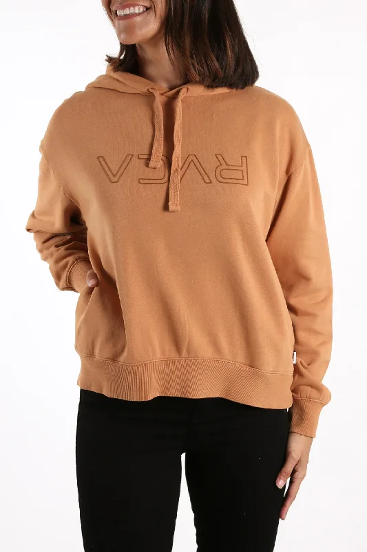 RVCA Flipped Pigment Hood Camel