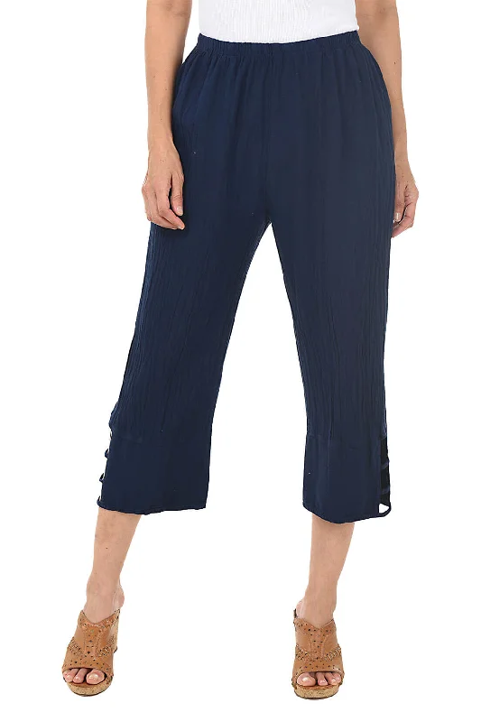 Crinkle Cabana Capri Pant