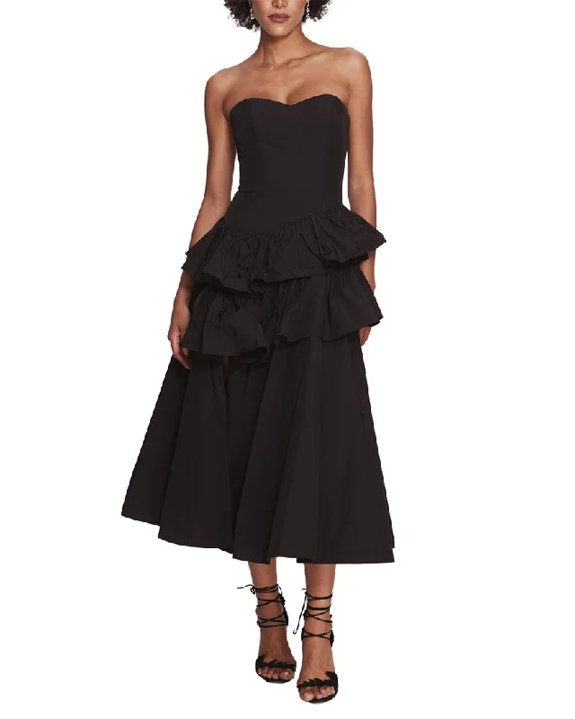 Weekend Rugged Marchesa Notte Midi Dress