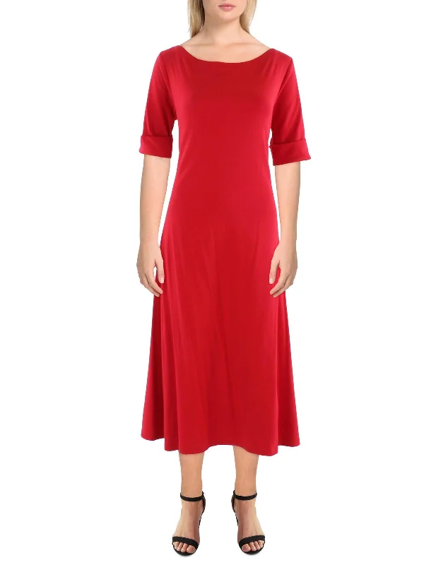 Urban Comfort Womens Comfy Midi T-Shirt Dress