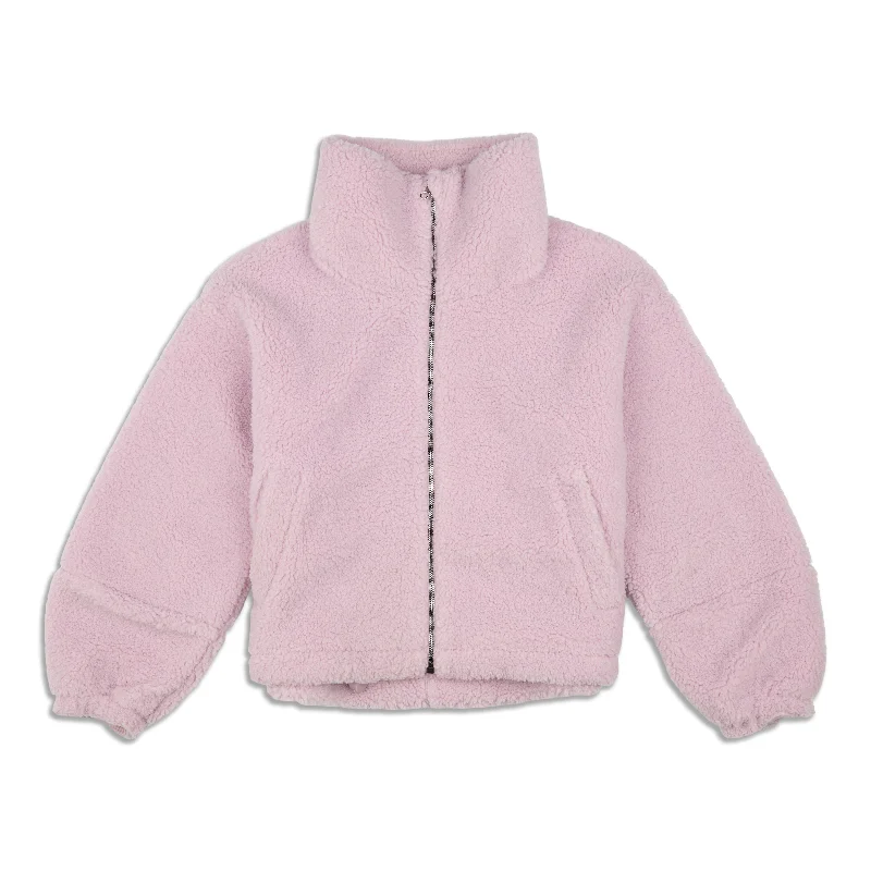 Cinchable Fleece Zip-Up - Resale