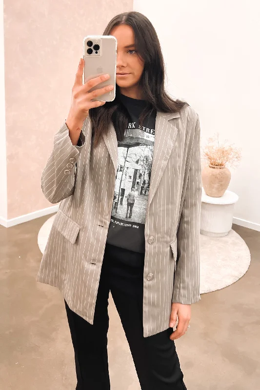 Hailey Blazer Grey