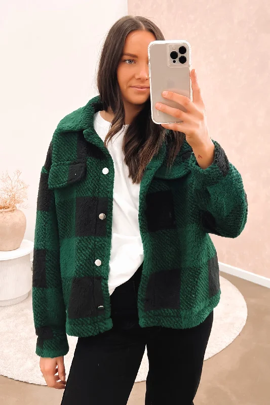 Josiah Cosy Jacket Green