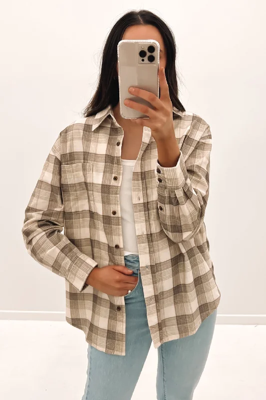 Section Oversized Flannel Overcast