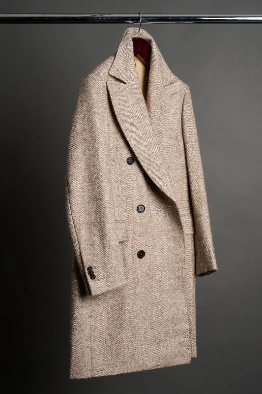 Luxury Herringbone Coat