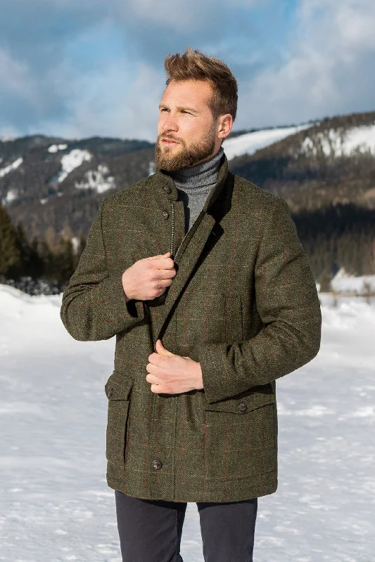 Winston Winter Shooting Coat in Tweed