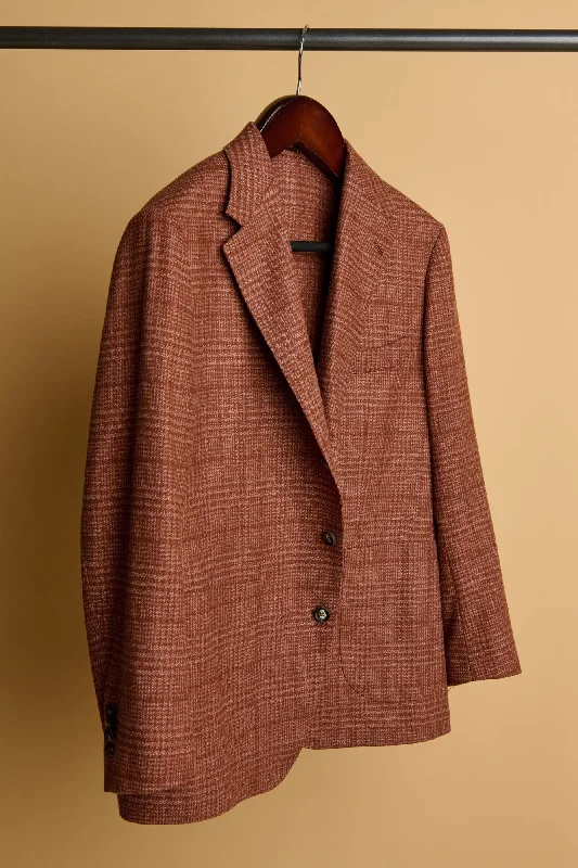 Dormeuil Wool, Linen & Silk Glenplaid Jacket