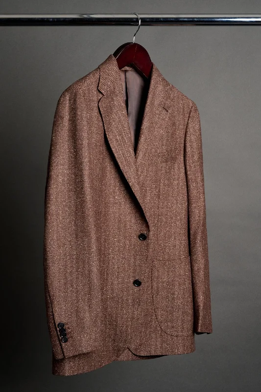 Summer Tweed Herringbone Jacket