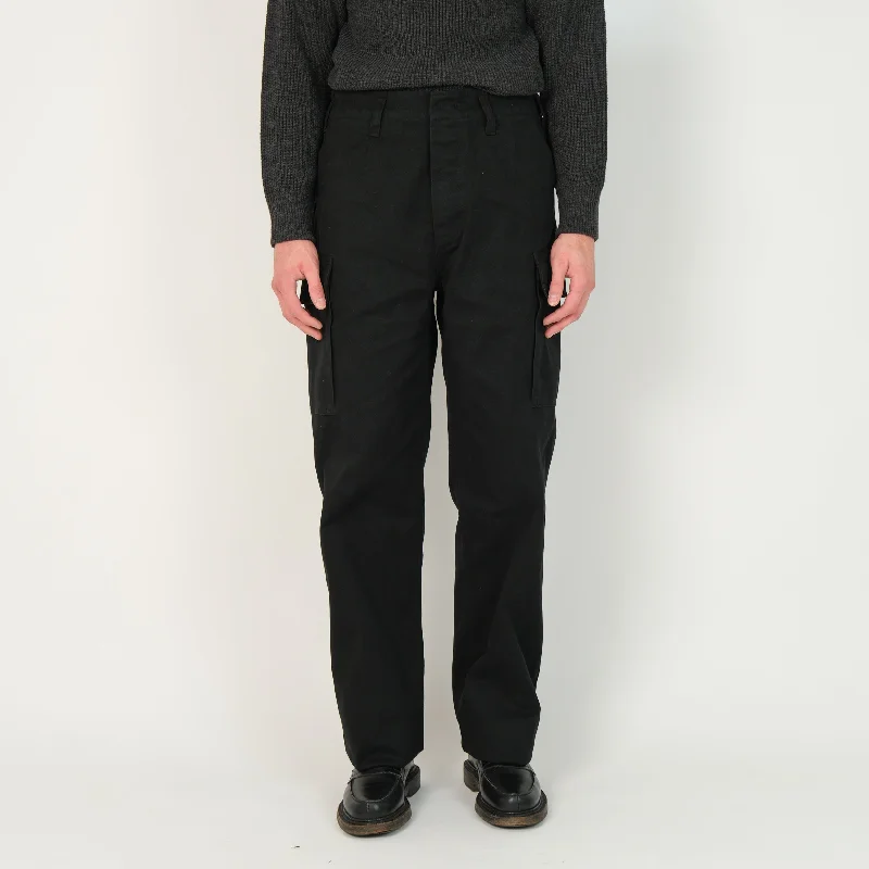 BLACK BDU MOLESKINE PANTS