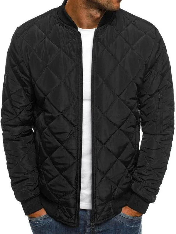 Diamond Pattern Men's Jacket