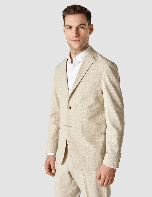 Essential Easy Blazer Regular Warm Sand