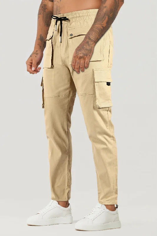 Men's Khaki Cargo Pant